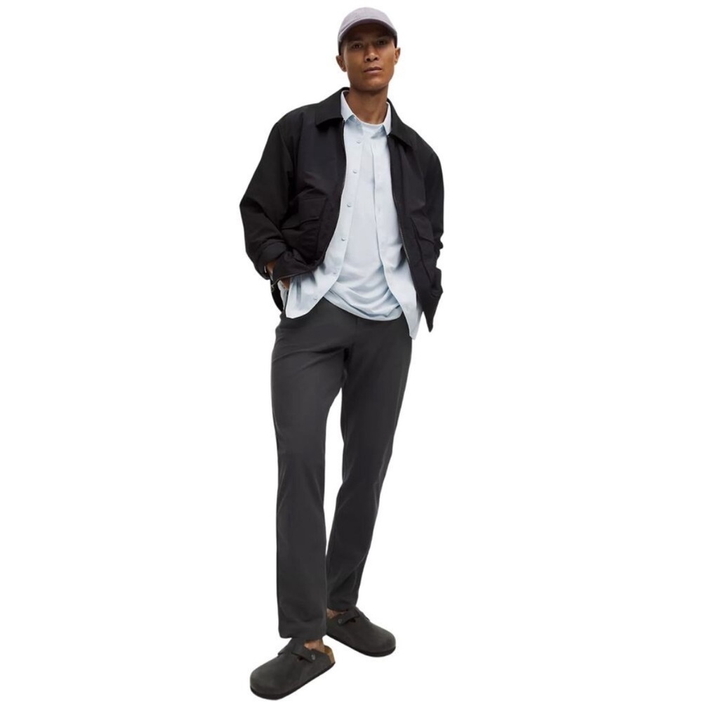 lululemon athletica Men's Dark Gray ABC Chinos Size 38 - Picture 3 of 9
